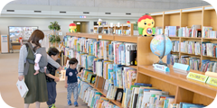 市立図書館の写真