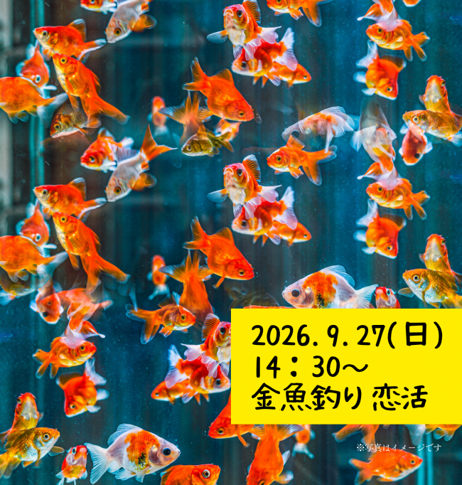 金魚釣り恋活イメージ