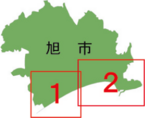 地図の配置の画像