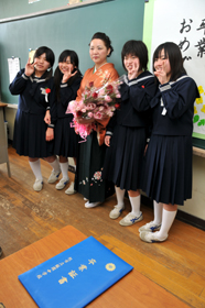 たくさんの思い出を胸に巣立ちの画像