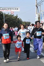 旭市飯岡しおさいマラソン大会・親子の部の画像