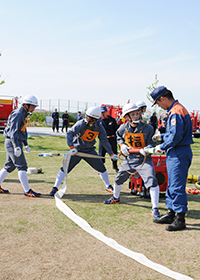 地域を守る消防技術の画像