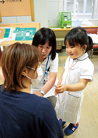 「看護師さん」に変身の画像