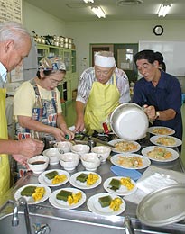 男の料理教室の画像