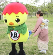 尻尾をくすぐられるあさピー