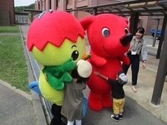 チーバくんとあさピー