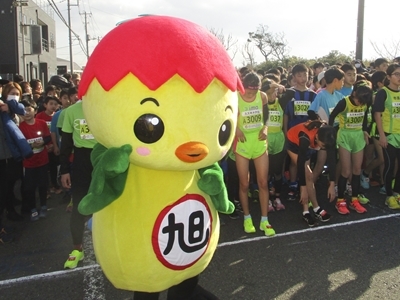 スタートラインに立つあさピー