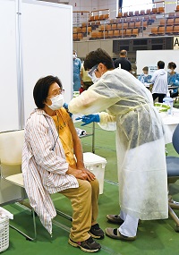 ワクチン接種はじまる