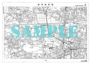 A3版地形図　1月2日,500