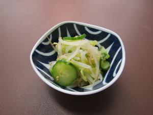 きゅうりとたくあんの和え物