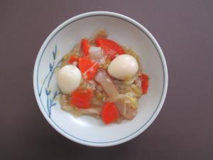 トロトロ白菜とさつま揚げの煮物