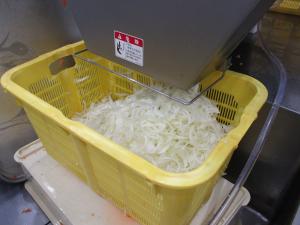 スライスされた野菜