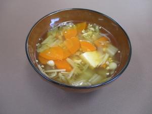 白菜のそぼろ汁
