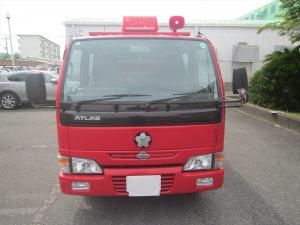 日産アトラス小型動力ポンプ付積載車その1