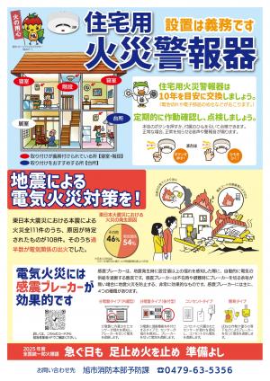 火災予防チラシ