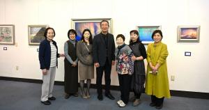 楽画会の皆さんと