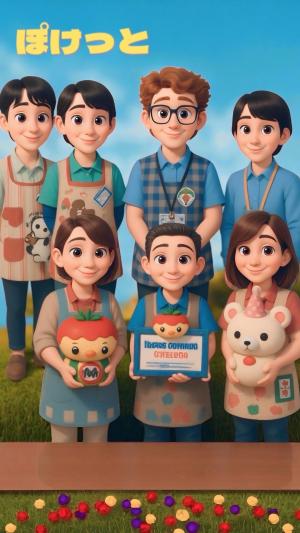 ぽけっとメンバーイラスト